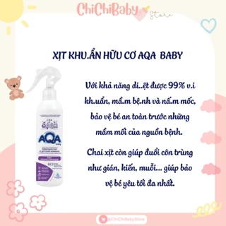 Xịt khuẩn AQA NGA cho bé 0m+