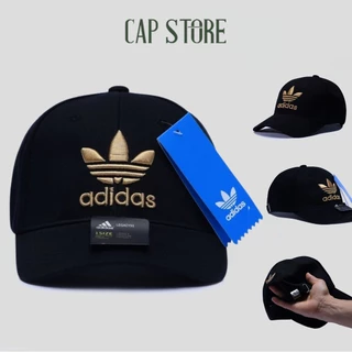 Nón lưỡi trai adidas xuất dư Fullbox - Mũ kết đen vàng phong cách thời trang form unisex cho nam nữ của Capstore [AD.01]