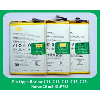 Pin Oppo Realme C12, C13, C15, C25, Narzo 20 mã BLP793