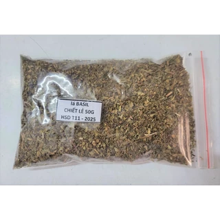 [Túi Zip 50g] LÁ HÚNG QUẾ KHÔ Basil Leaf