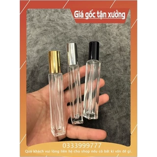 Combo 100 chai chiết thuỷ tinh 10ml (Vỏ chai)