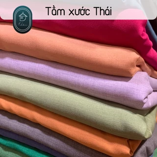 Vải tằm xước Thái chất liệu thoáng mát, co giãn tốt phù hợp trang phục thu hạ