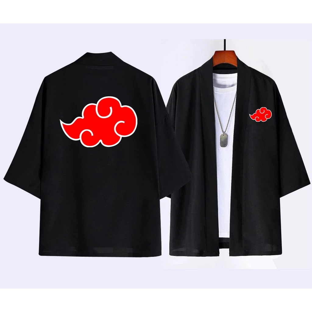 Áo Naruto, áo kimono gia tộc Uchiha , áo khoác tổ chức Akatsuki phong cách Nhật, loại đẹp ( Unisex )