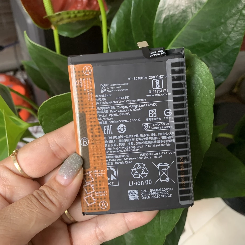 pin xiaomi BN62 REDMI 9T