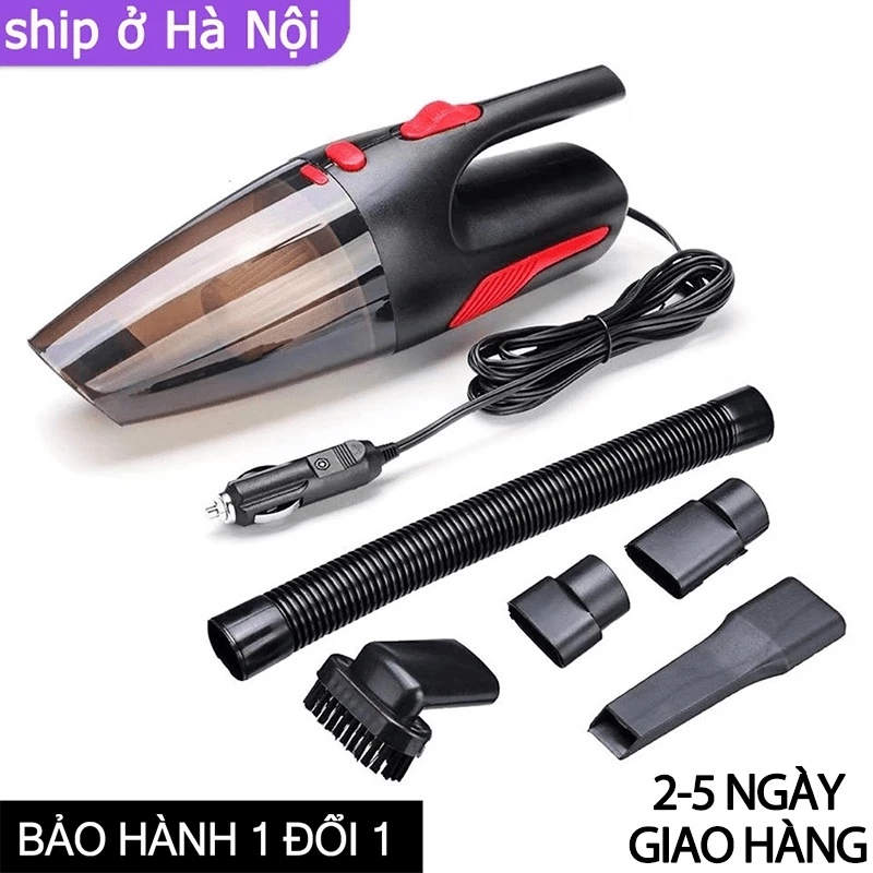 Máy hút bụi ô tô Máy Bơm Lốp Ô Tô Đa Năng 4 Trong 1 - Hút Bụi, Bơm Lốp, Đo Áp Suất Lốp, Đèn Pin Chiếu Sáng Máy hút bụi cầm tay mini cao cấp