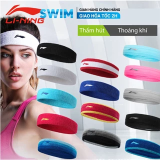 Băng Đô Thể Thao LI-NING Nam Nữ Thời Trang Thấm Hút Thoáng Khí Băng Trán Thể Thao LINING Băng Đô Tập Gym Băng Đô Tập LIN