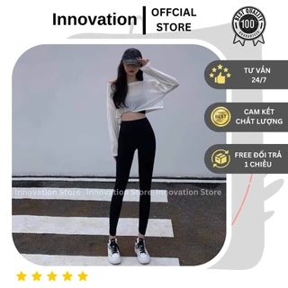 Quần Legging Nữ Dài Lưng Cạp Cao Ôm Bó Vải Dày Dặn Nâng Mông Tôn Dáng TA-303