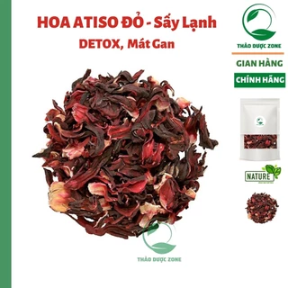 Hoa ATISO Đỏ Sấy Lạnh Làm Trà giảm cân thanh lọc thải độ bảo vệ gan -  Trà thảo mộc Thảo Dược Zone