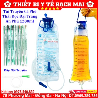 Túi Truyền Cà Phê Enema, Túi Thải Độc Đại Tràng An Phú 1200ml, Túi Cho Ăn