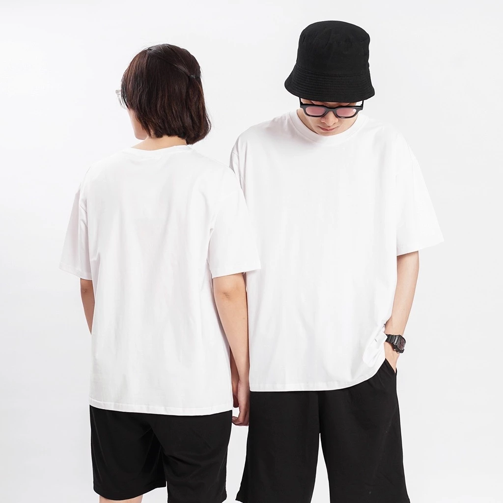 Áo thun Unisex Basic ,Áo phông trơn tay lỡ phông rộng nam nữ mặc cực chất