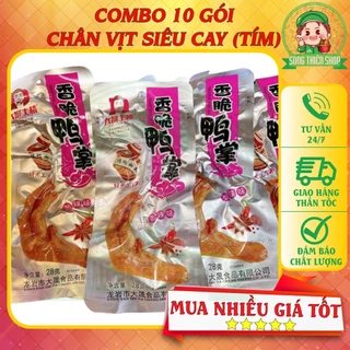 COMBO 10 Chân vịt Tứ Xuyên siêu cay Dacheng màu tím⭐DATE MỚI✅ ⭐Song.Thien.Shop✅