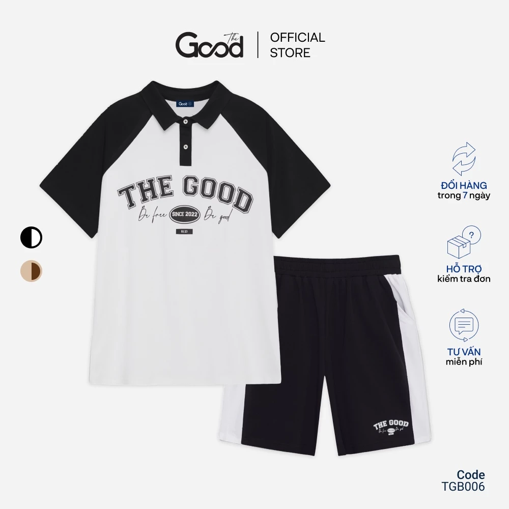 Set Bộ Unisex THE GOOD - Be Free Be Good