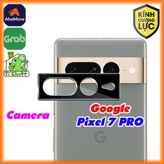 [Ảnh Thật] Kính CL Camera 3D Google Pixel 7 PRO Cường Lực Nền Đen Chống Lóa