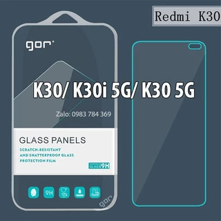 Bộ 2 Kính cường lực Xiaomi K30/ K30i 5G/ K30 5G chính hãng GOR, trong suốt, chống bám vân tay tốt, cảm ứng siêu mượt