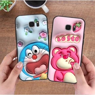 Ốp lưng Samsung S6 / S6 EDGE / S7 / S7 EDGE in phẳng hình gấu  hot trend cute