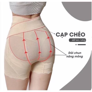 Quần Gen Nịt Bụng Cạp Cao Định Hình Siết Eo Nâng Mông, Quần Gen Chống Cuộn Q1 [Hàng Cao Cấp]