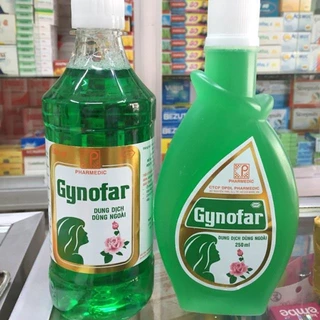 (Chính Hãng) Gynofar Vệ Sinh Phụ Nữ Dung Dịch Dùng Ngoài, Sát Trùng Ngoài Da Chai 250ml