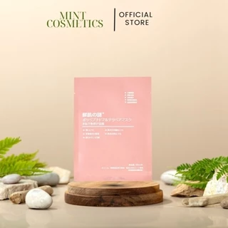 Mặt nạ nhau thai cừu tế bào gốc Nhật Bản Rwine Beauty dưỡng da cung cấp độ ẩm - Mint  Cosmetic