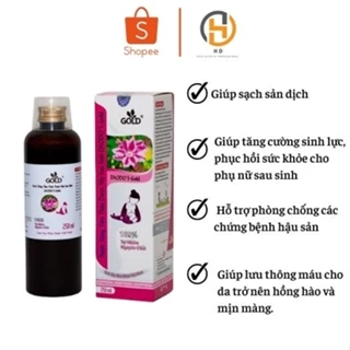 Nước Xông Tắm Thảo Dược Mẹ Sau Sinh Daodo’s Gold 250ml phục hồi sức khỏe, chống các chứng hậu sản, cân bằng cảm xúc | HD