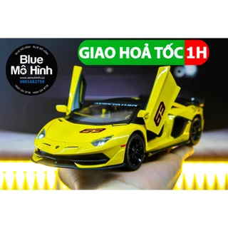 Xe mô hình Lambo Aventador SVJ 1:24