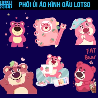 Hình ủi, hình ép nhiệt Gấu Lotso LS3 - Blue Gift