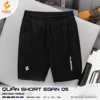 Quần short thể thao thời trang, quần đùi lửng Egan 5 dòng cao cấp - Dungcusport