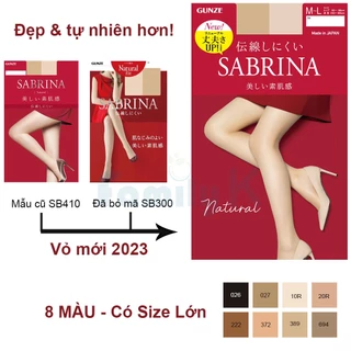 [VỎ ĐỎ MÃ MỚI] Vớ Quần tất Nhật SABRINA Natural da trần tự nhiên mặc hàng ngày chống nắng co giãn thoải mái có size lớn