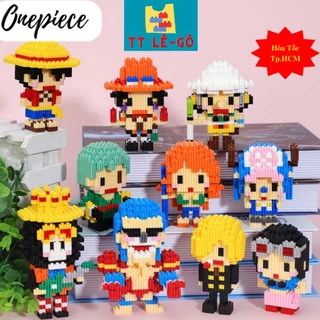 LẮP RÁP ONE PIECE, Lắp ráp mô hình One Piece, Luffy,Ace,Usopp,Zoro,Nami,Chopper,Brook,Frankie,Sanji,Robin