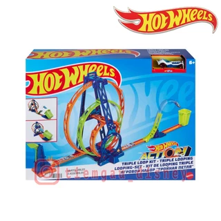 Đồ Chơi HOT WHEELS Đường đua 3 vòng xoắn