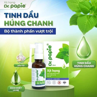 Shop Bố Ken - Xịt Họng Dịch Chiết Húng Chanh / Dung Dịch Nước Muối Biển Sâu Dr.Papie