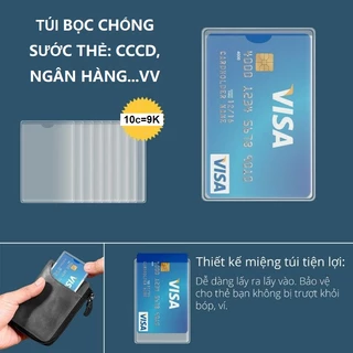 Túi đựng thẻ CCCD, túi bọc bảo vệ chống sước thẻ ATM