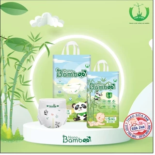 Bỉm NANO BAMBOO- bỉm tre việt. Sợi tre cao cấp