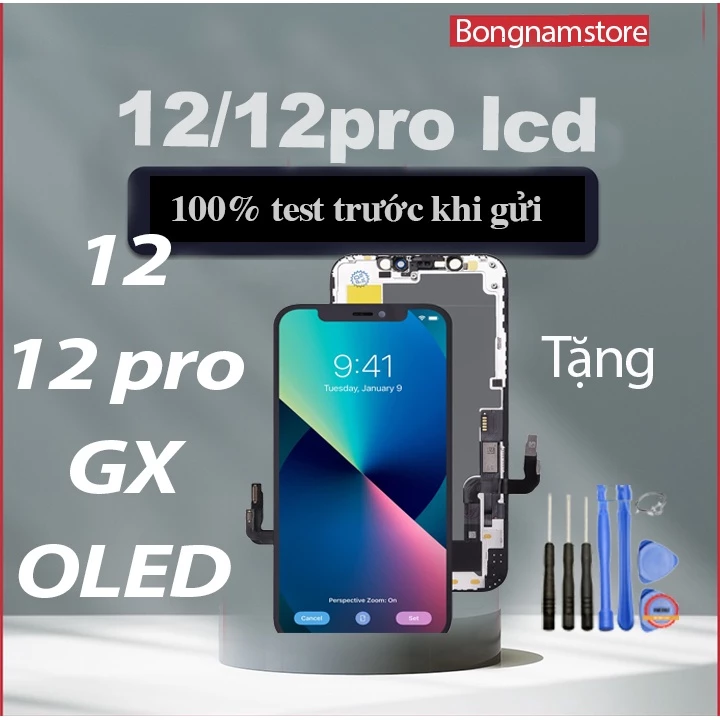 Màn hình thay thế cho 12/12pro gx oled tặng kèm bộ sửa 8 trong 1 tự thay thế