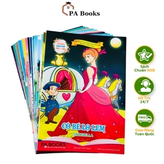 Sách - Truyện Cổ Tích Song Ngữ Việt Nam Thế Giới Nổi Tiếng - ( combo 20 quyển )  Quét mã QR Có File Nghe Đọc Chuyện