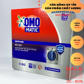 Omo bột giặt 9kg chuyên dụng dành cho máy cửa trên, cửa trước, giặt tay mẫu mới