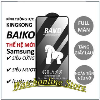 Cường lực Full màn BAIKO Samsung A13 A23 A02 A20 A30 A90 M02 A02S A03S M12 A12 A32 A22 M23 M33 A51 A52 A94 A74 S20 Fe