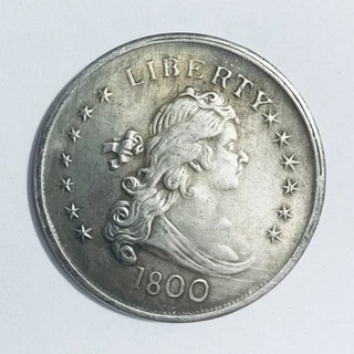 Đồng xu mỹ 1800 liberty bust silver dollars sưu tầm sở thích