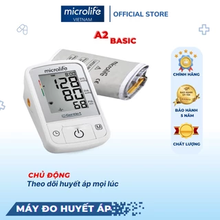 Máy Đo Huyết Áp Bắp Tay MICROLIFE BP A2 BASIC Dễ Sử Dụng Bảo Hành 5 Năm Chính Hãng