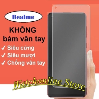 Cường lực nhám chống bám vân tay Realme C30 C30S C33 C35 C55 Nazro 50i prime Nazro 50A prime Narzo 50i C12 C15