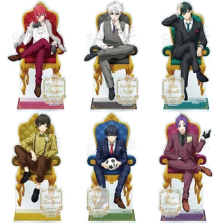 ( NGỒI GHẾ ) Mô hình Standee BLUE LOCK anime chibi tượng acrylic mica trong trang trí độc đáo