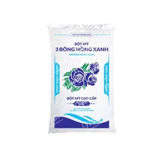 Bột mì 3 Bông Hồng Xanh 1kg (Bột mì làm bánh bao)