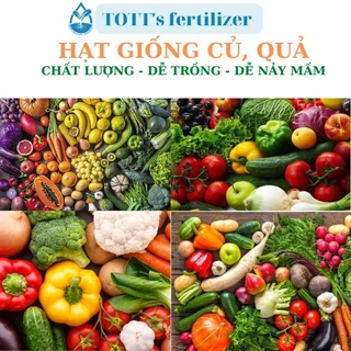 Hạt giống củ quả, dễ trồng, dễ nảy mầm dễ trồng TOTT's fertilizer