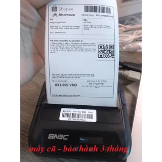 Máy in nhiệt bluetooth A7 cầm tay, in mã vận đơn sàn tmđt, các đơn vị giao hàng qua điện thoại - MÃY CŨ/MỚI