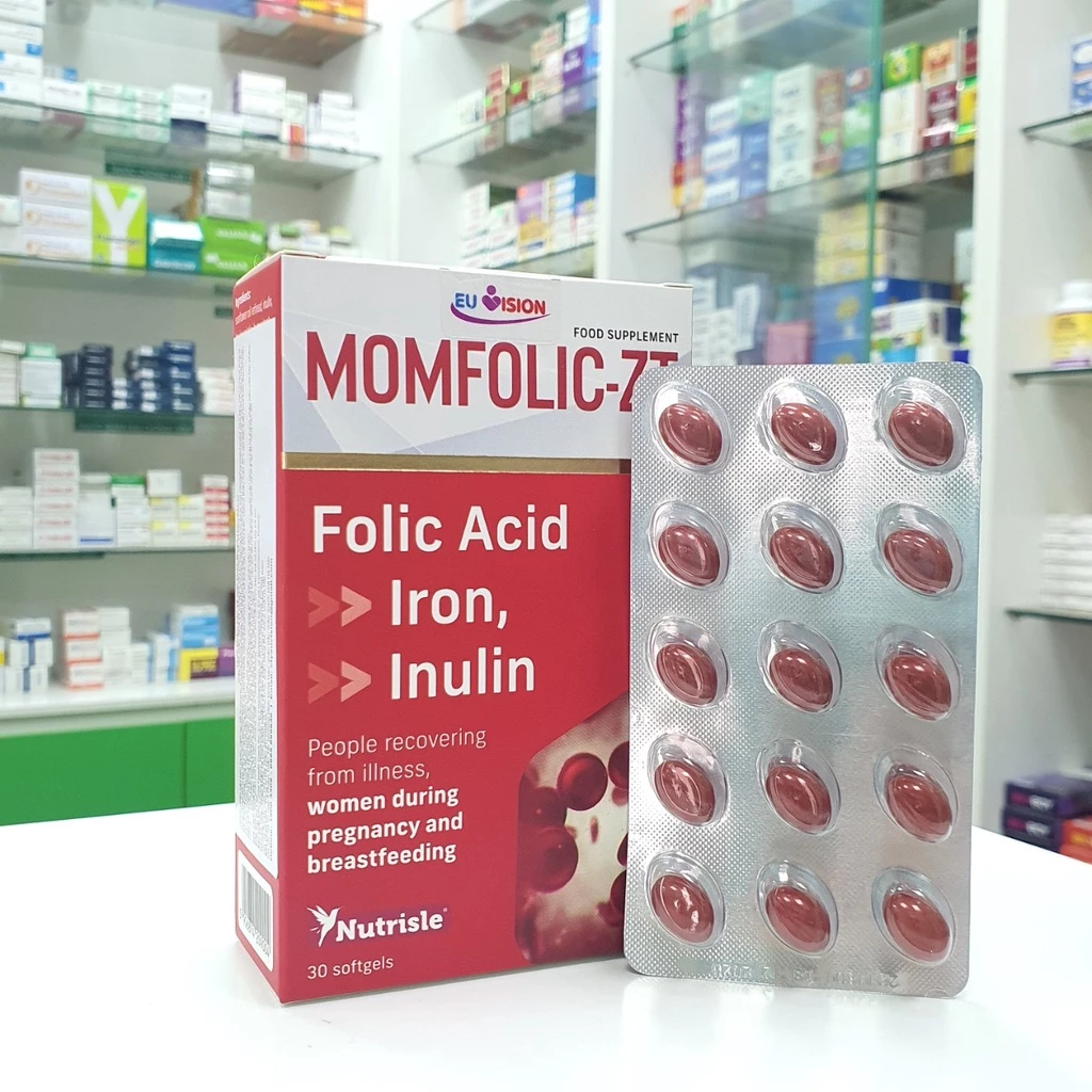 Viên bổ sung sắt Momfolic 30 viên Poland