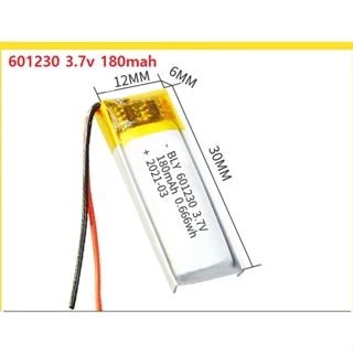 Pin Sạc 3.7V 180mah 601230 Tai Nghe Loa Mp3 MP4 MP5 GPS PSP Bluetooth