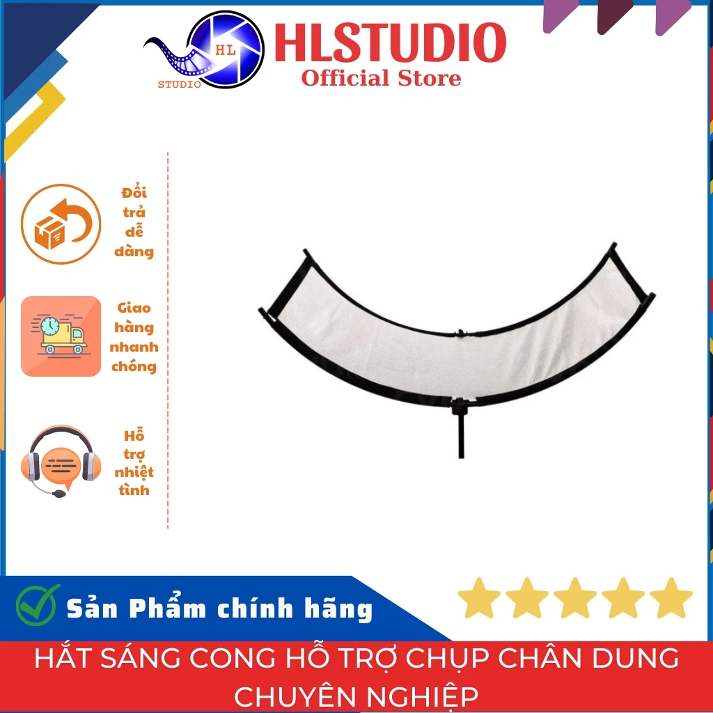 Hắt sáng cong hỗ trợ chụp chân dung chuyên nghiệp WE-01 HL Studio