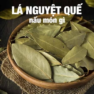 Lá nguyệt quế 100g (lá bay leaf làm gia vị gà ủ muối, nấu ăn cực thơm ngon)