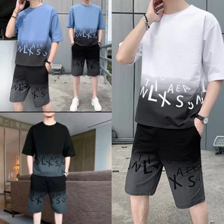 Áo thun tay lỡ form rộng in chữ UNISEX nam nữ- áo phông ngắn tay phối màu cá tính chất cotton xanh trắng đen hàn quốc