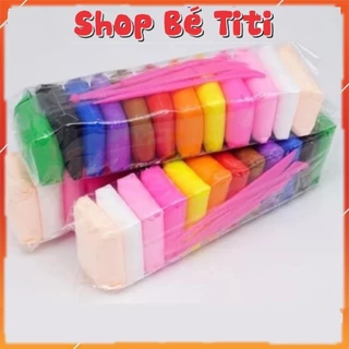 Đất sét nhật bịch 12 gói - đồ chơi thủ công rèn luyện sự khéo léo cho bé Shop Bé Titi