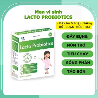 Men Vi Sinh Bào Tử Lợi Khuẩn Lacto Probiotics Giúp cải thiện táo bón, giảm nôn trớ ọc sữa, ăn ngon, ngủ tốt..